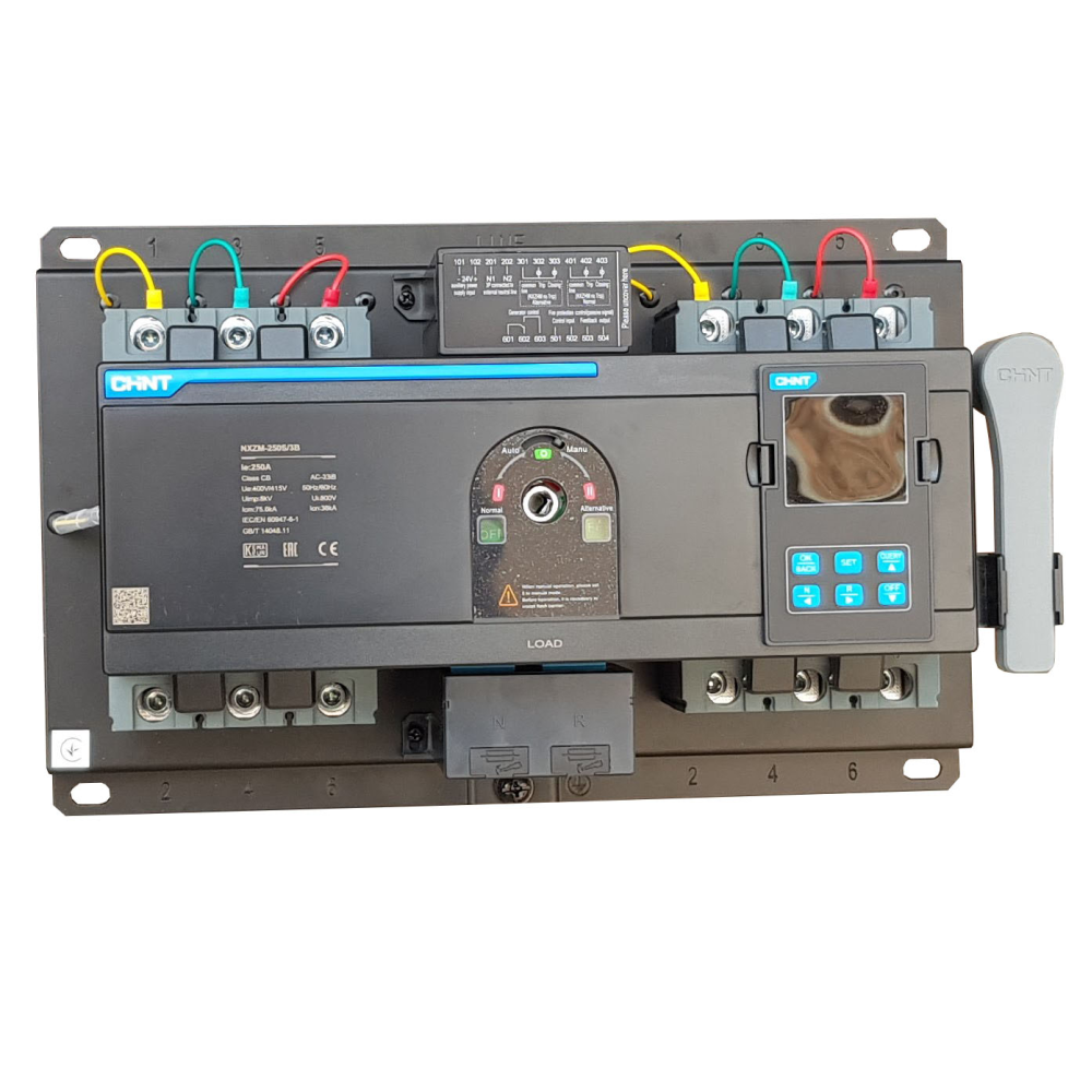 Автомат вводу резервного живлення NXZM-250S/3B 225A, АВР Chint, 256797